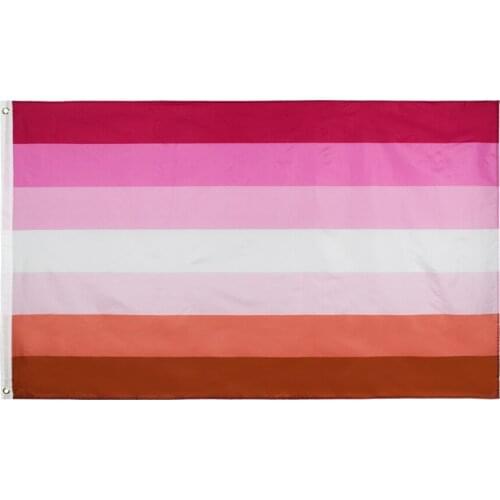 90x150 cm LGBT Rainbow Lipstick Lesbian Pride Flag