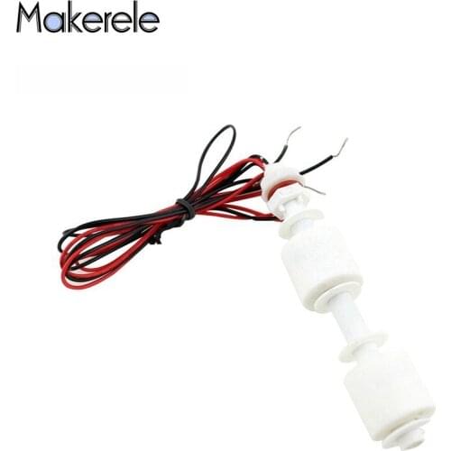 Makerele PP Two Ball Water Level Liquid Sensor 110V/220V MK-PFS10010-2-52 10mm Thread Dual Level Control Float Switch