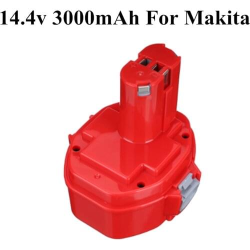 PA14 14.4V 3000mAh Ni-CD Rechargeable Replacement Battery for Makita 1420 1422 1433 1434 1435 6228D 6281D 6280D 1051D 6233D