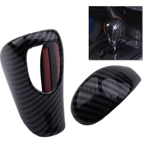 New Arrival High Quality Carbon Fiber Style Gear Shift Knob Trim Cover For Nissan Teana Altima 2013-2018