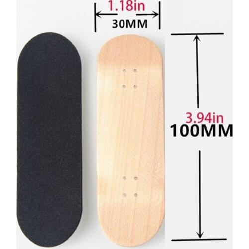 C5AA New Replacement Wooden Board Finger Skateboard Parts For Finger Skateboard