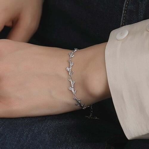 Olive Leaf Chain Charming Bracelet For Women Korean Fashion Simple High Quality New Trendy Hot Girlfriend Gift Jewelry BOYULIGE
