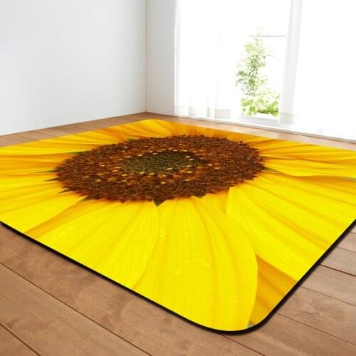 Rose Carpet For Living Room Bedroom Floor Mat 3D Home Decoration Kitchen Mats Non-slip Bed Bedside Area Rug