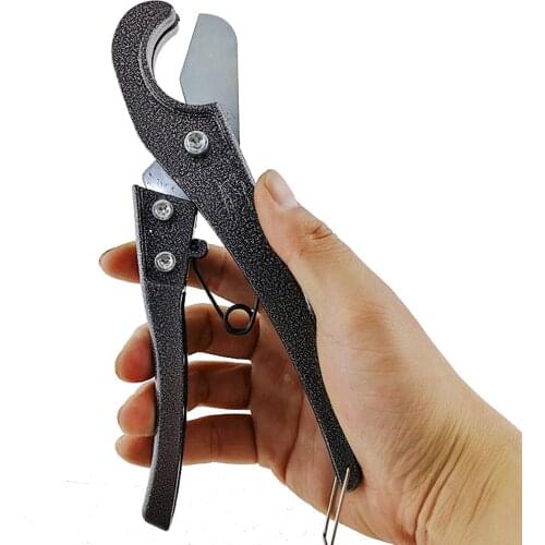 Water Tube Cutting Hand Tools PVC PU PP PE Hose Aluminum Scissor Manganese Steel Polythene Gas Pipe Hose Cutters