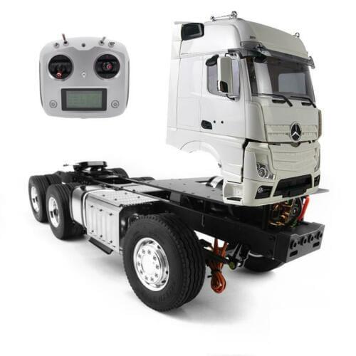 LESU RC Bz 6*4 Chassis 1851 DIY Highline 3363 1/14 Truck Motor KIT-E Radio ESC THZH0293-SMT2