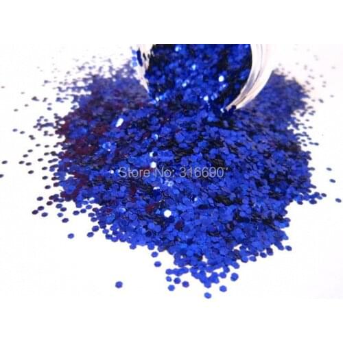 Solvent resistant Holographic Laser color glitter for nail polish