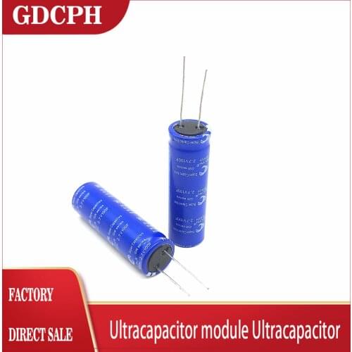 Super Farad Capacitor 2.7V 100F 18*60mm High Frequency Low ESR 2.7V100F Super Capacitor for Car Stereo Speaker Battery