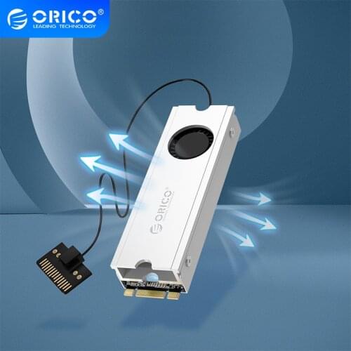ORICO Heatsink Heat Dissipation With 50cm SATA 15Pin 5V Power Supply Cable for NVME NGFF M.2 2280 PCI-E SSD Cooling Heat Sink