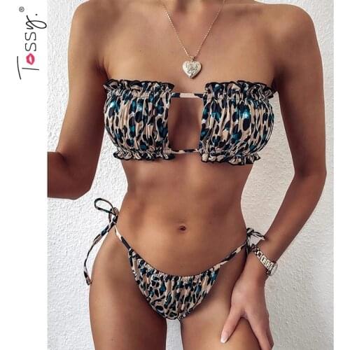 TOSSY Swimwear With Ruffles