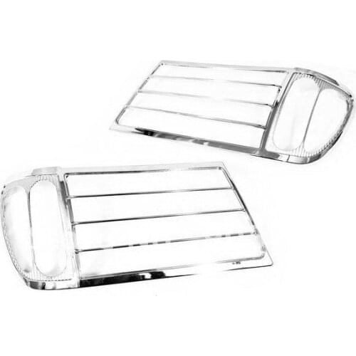 High Quality Chrome Head Light Cover for Toyota Land Cruiser FJ100 98-05 Free Shipping