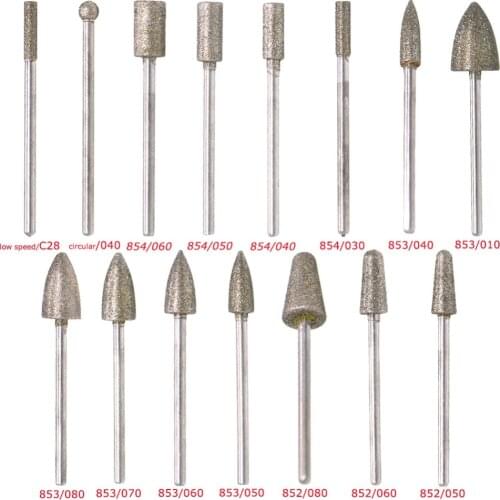 1 pc Dental Grinding Heads Emery Materials Burs Teeth Polishing Smoothing Drills Dentist Tools Dentistry Equipment