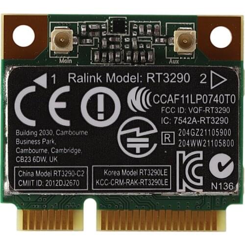 150Mbps 2.4Ghz RT3290 802.11B/G/N Wireless Wlan WIFI + Bluetooth BT 3.0 Half Mini PCI-E Card for HP CQ58 M4 M6 4445S DV4