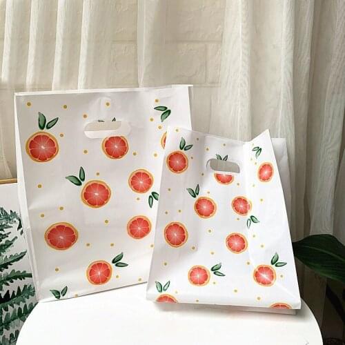 2020 New Candy Packing Gift Cookie Packaging Bag Kawaii Fruit Printing Cookie&Candy Plastic Bags For Biscuit Snack Baking Supply