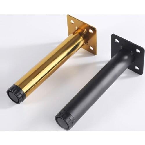 6Pcs 4Pcs Brand New Metal Furniture Legs For TV Cabinet Cupboard Coffee Tea Bar Stool Chair Adjustable Feet 10/12/13/15/17CM