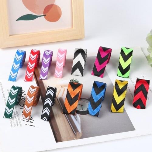 5 yards/lot Arrow Pattern Jacquard Embroidery Ribbon for DIY Curtain Home Textile Clothing Bags Decoration Accessories Trims