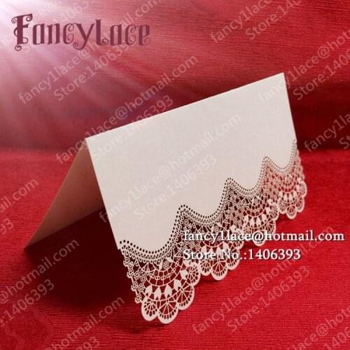 50X Lace Flower Laser Party Table Name Place Cards Wedding Table Decoration Wedding favors And Gifts Party Supplies Party Decor