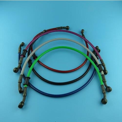 50cm-150cm Motorcycle Braided Steel Brake Clutch Oil Hose Line Pipe Colorful Universal for ATV Dirt Pit Bike Enduro Motocross