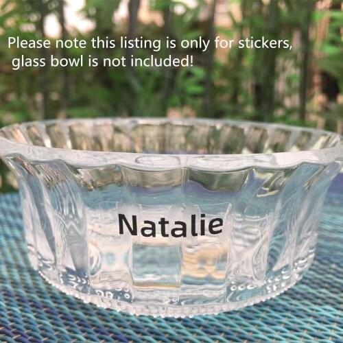 90Pcs Name Transparent Tag Sticker Customize Stickers Waterproof Personalized Labels Children School Stationery Water variety