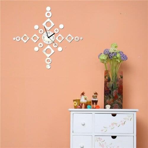 Butterfly fly acrylic wall clock living room wall chart fashion art clock Creative DIY personalized watches