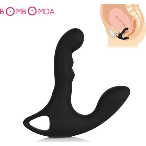 Butt Plug Vibrator for Men, Silicone G-Spot Prostate Anal Toys Body Massager, aneros progasm Sex Toys for Male Adult Products