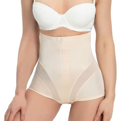 Big Discount High Waisted Body Shapers Waist Cincher Panties Slimming Underwear Waist Trainer Shaper Women Tummy Shapewear Panty