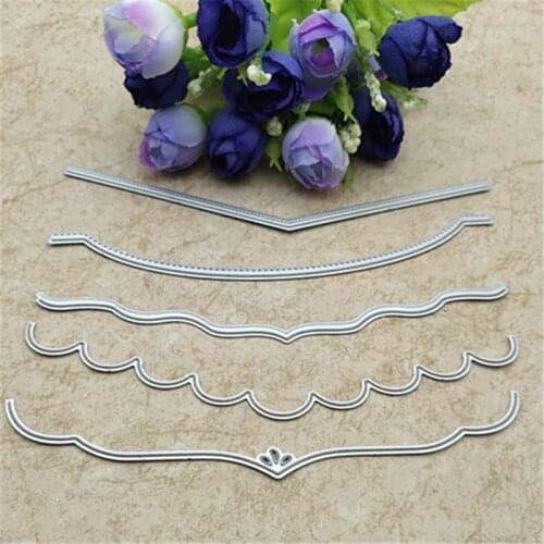 5pcs/Set Decorative Cards Metal Cutting Dies Stencils for DIY Scrapbooking/photo album Decorative Embossing DIY Paper Cards