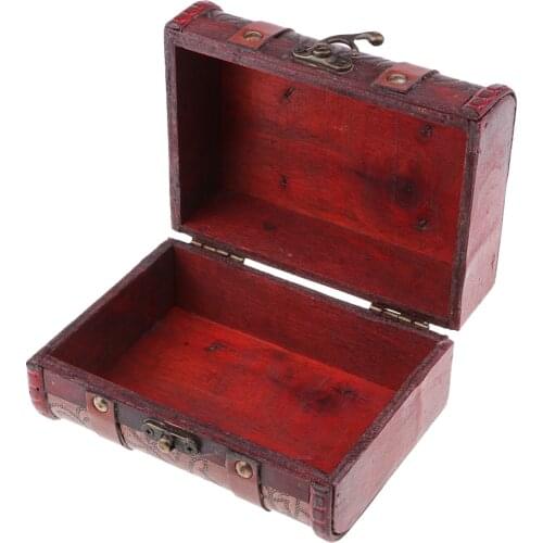 Handmade Chinese Retro Wooden Jewelry Box Necklace Storage Boxes Woman Gift