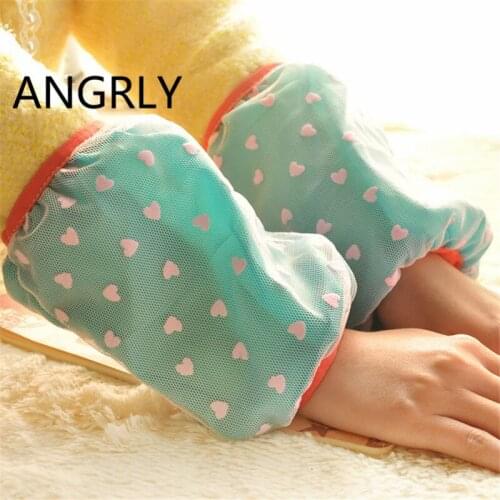 Sleeve sleeve lovely sweet Love star Double layer Oversleeves Candy Net yarn Furniture Decontamination Antifouling cuff +Z
