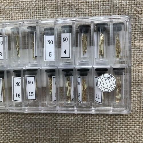 Watch accessories needle fit 2671 901.001 and other watch set gold and silver luminous needles a total of 51 pairs