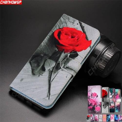 Flower Leather Wallet Case For Huawei Honor 9X 9A 9C 9S 20 10i 10 10X Lite Y5P Y6P Y7P P Smart P30 P40 P50 Pro Lite Flip Cover