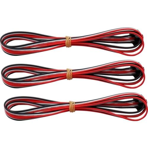3pcs 1M XH2.54 cable mechanical limit switch connect line 3P touch reset mainboard Material detection wire 3D printer parts