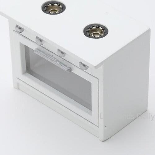 Dollhouse Mini Kitchen Gas Stove DIY Miniature Model for The Dollhouse Kitchen Furniture Decoration Accessories