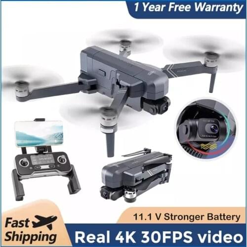 SJRC F11 Pro 4K Camera Drone GPS 5G Wifi FPV HD 2 Axis Stabilized Gimbal EIS Professional Brushless Quadcopter With Cam RC Dron