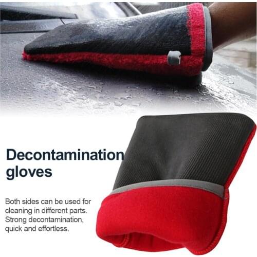 Auto Care Fine Grade Clay Bar Mitt Surface Prep Finish Wash Eraser Mitt for Car Detailing Clay Bar Alternative Novel Tool Kit