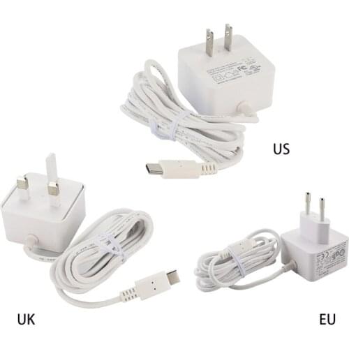 Universal 5V 3A Charger for Raspberry Pi 4 2 Typ-C Power Supply Adapter Fast Micro USB Rapid Cord Adapter White