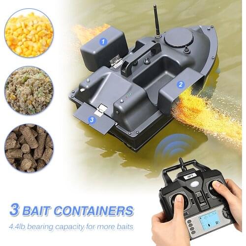 V18GPS 5200mah Fishing Bait Boat with 3 Bait Containers Wireless Bait Boat with Automatic Return Function