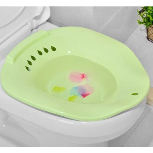 Bathtubs Sit Bath for Toilet Seat Premium Sit Bath Toilet Tub Postpartum Care Hemorrhoid Cleanse Vagina Care Inflammation