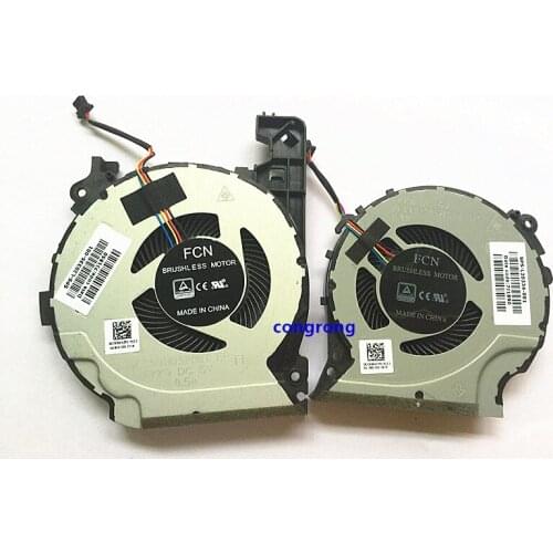 GPU CPU COOLING FAN COOLER FOR HP PAVILION 15-CX0058WM 15-CX 15-CX0068TX FKKA DFS501105PR0T FKK9 TPN-C133 FAN