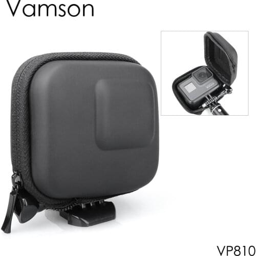 Vamson Protective Bag Mini EVA Storage Box Case for Go Pro Hero7 6 5 Black 7 Silver White for DJI OSMO Action Accessories VP810