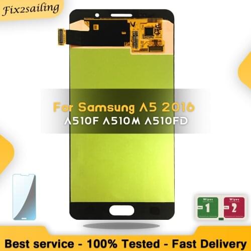 LCD For Samsung Galaxy A5 2016 A510 A510F A510M A510FD A5100 A510Y LCD Display Touch Screen Digitizer Assembly Replacement