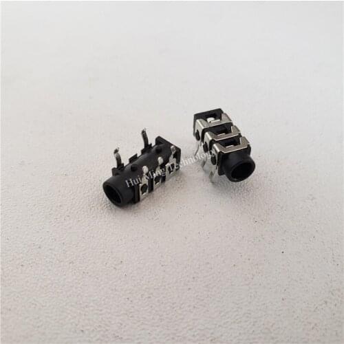 180pcs 3.5 headphone jack PJ-313 audio jack socket 3.5 caliber PJ313 5 foot section 5 pin DIP