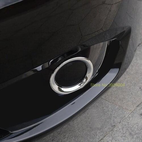 For Mercedes Benz Vito 2016 2017 2PCS Car Front Fog Light Lamp Cover Trim ABS Chrome Car Styling Auto Accessories Free Shipping