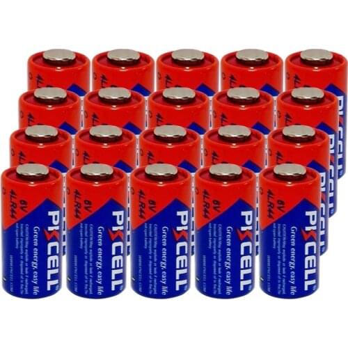 20Pcs/lot PKCELL Battery 6V 4LR44 L1325 PX28A 476A A544 28A Alkaline Battery Batteries Bateria