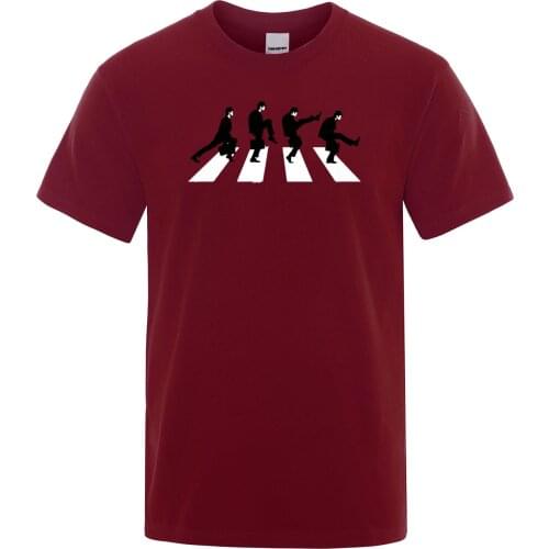 2020 Summer Cotton Men T-Shirt Monty Python The Ministry of Silly Walks T Shirt Printed tshirt Mens Short Sleeve Casual Tops Tee