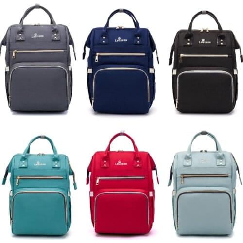 7 Colors Lequeen Multifunction Diaper Bag Diaper Bag Large Capacity Travel Maternity Bag Diaper Baby Bag Nursing Bag Backpack