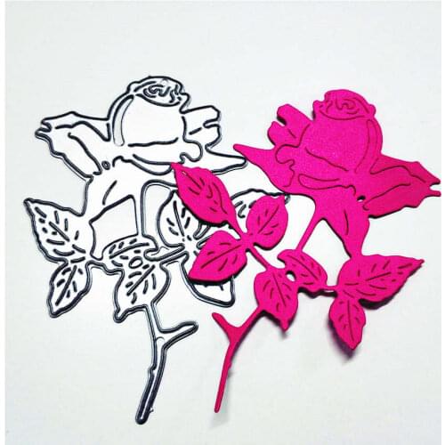 8X6cmCM Romantic rose Cutting dies metal crafts paper die-cutting /DIY embossing Easter and New Year Scrapbooking