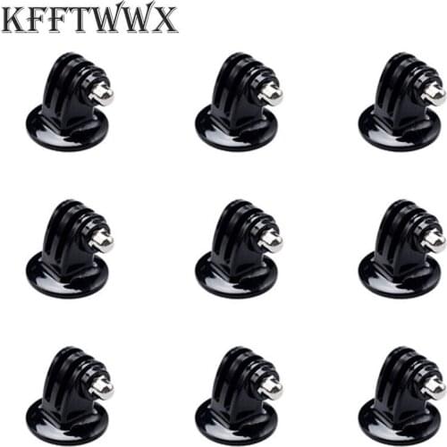 KFFTWWX 9PCS Tripod Adapter for Gopro Hero 9 8 7 6 5 4 3 Black Session Tripod Accessory mount bracket for Go Pro MAX YI EKEN H9R