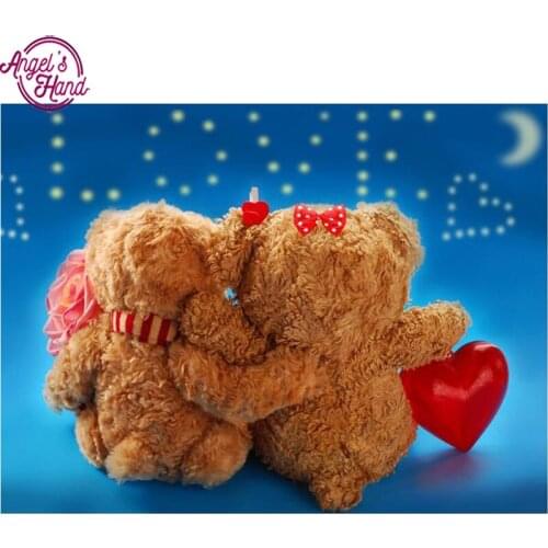 Full Square drill 5D DIY Diamond embroidery Love Cloth doll Diamond Painting Cross Stitch Rhinestone Mosaic decoration