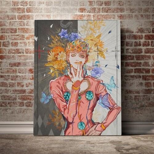 Anime Vento Aureo JoJos Bizarre Home Decoration Hd Prints Painting Pictures Wall Art Modular Canvas Poster Bedside Background