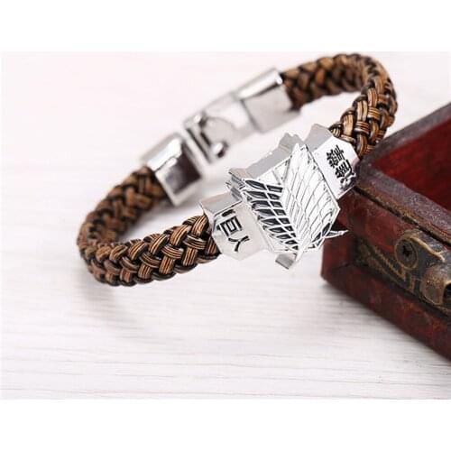 Attack On Bracelet Shingeki No Kyojin Cosplay Bracelets
